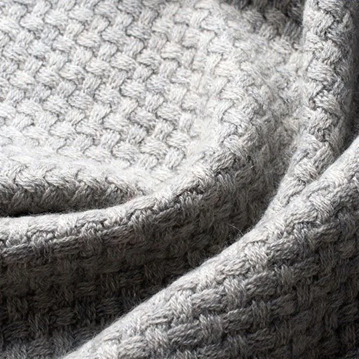 Cable Knit Oversize Cashmere Poncho